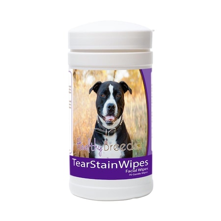 Healthy Breeds Pit Bull Tear Stain Wipes 840235152545